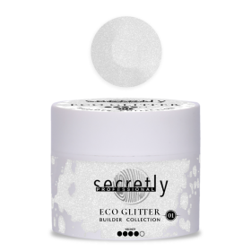UV/LED gel SECRETLY PROFESSIONAL ECO GLITTER BUILDER GEL Collection #1