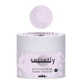 UV/LED gel SECRETLY PROFESSIONAL ECO GLITTER BUILDER GEL Collection #2