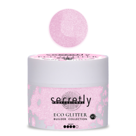 UV/LED gel SECRETLY PROFESSIONAL ECO GLITTER BUILDER GEL Collection #5