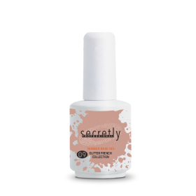 База Гел Лак с частици SECRETLY Glitter Rubber Base Gel French Collection #9 15 мл.