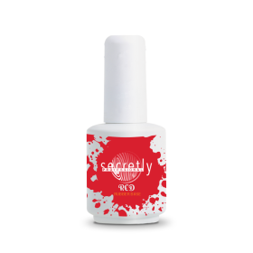 База гел лак SECRETLY RED Rubber base 15 мл.