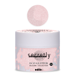 UV/LED gel SECRETLY PROFESSIONAL ECO GLITTER BUILDER GEL Collection #4 25g