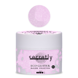 UV/LED gel SECRETLY PROFESSIONAL ECO GLITTER BUILDER GEL Collection #6 25g