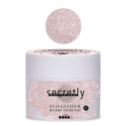 UV/LED gel SECRETLY PROFESSIONAL ECO GLITTER BUILDER GEL Collection #17 25g