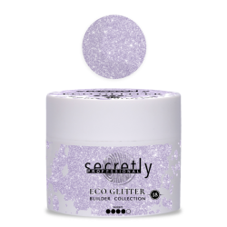 UV/LED gel SECRETLY PROFESSIONAL ECO GLITTER BUILDER GEL Collection #18 25g