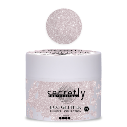 UV/LED gel SECRETLY PROFESSIONAL ECO GLITTER BUILDER GEL Collection #19 25g