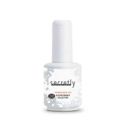SECRETLY PROFESSIONAL Glitter Rubber Base Gel French Collection #8 15ml