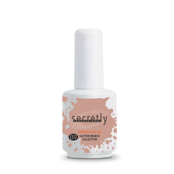SECRETLY PROFESSIONAL Glitter Rubber Base Gel French Collection #9 15ml
