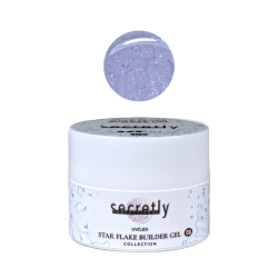 UV/LED gel SECRETLY PROFESSIONAL STAR FLAKE BUILDER GEL Collection #6 25g