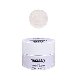 UV/LED Acrygel SECRETLY PROFESSIONAL Carving Evogel Collection Pearl White 25g