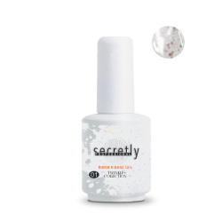 База гел лак SECRETLY Rubber base Twinkle Collection 01 15 мл.